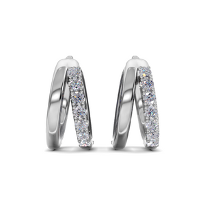 HUGGIE DOUBLE HOOP - STYLE # 550234 HUGGIE DOUBLE HOOP - STYLE # 550234