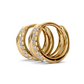 HUGGIE DOUBLE HOOP - STYLE # 550234